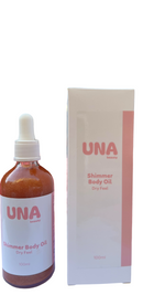 Una Beauty Shimmer Body Oil Dry Feel